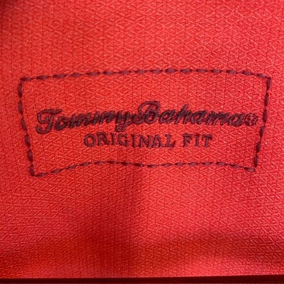 Tommy Bahama Dark Coral Original Fit Button Down Shirt - XXL - Picture 5 of 5